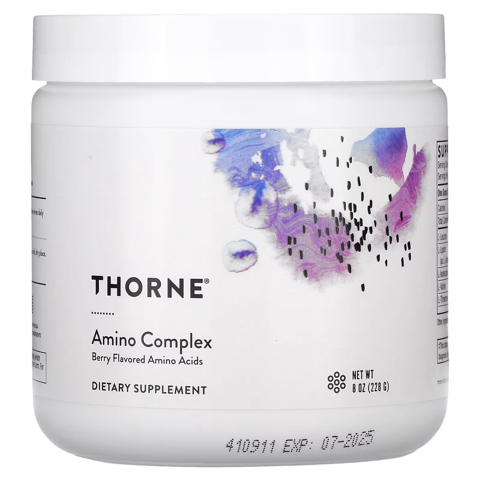 Thorne Amino Complex 8oz All States Wellness 