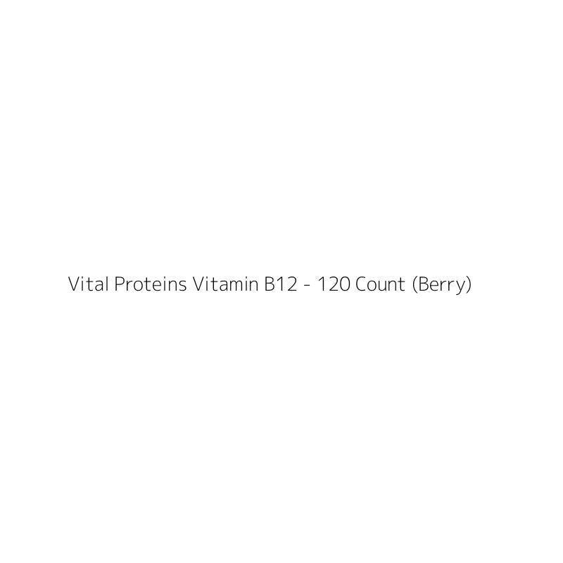 Vital Proteins Vitamin B12 - 120 Count (Berry)