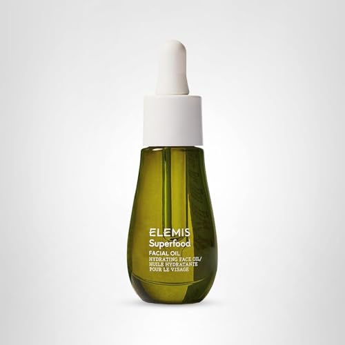 ELEMIS Superfood Facial Oil - Antioxidant-Rich Nourishing Serum, Radiance-Enhancing Lightweight Skin Elixir, Hydration Booster, Non-Greasy Botanical Blend - 15ml