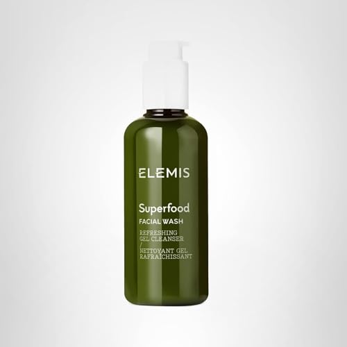 ELEMIS Superfood Facial Wash | Revitalizing Daily Prebiotic Gel Wash Gently Cleanses, Nourishes, and Balances Skin for a Fresh, Glowing Complexion