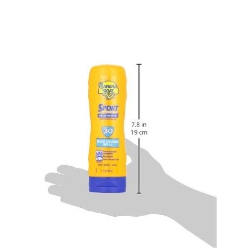 Banana Boat Sport Ultra SPF 50 Sunscreen Lotion, 8oz | Banana Boat Sunscreen SPF 50 Lotion, Oxybenzone Free, Sunblock, Water Resistant, 8oz