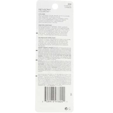 Revlon ColorStay Pencil Waterproof Eyeliner, Smudge-Proof, Eye Makeup with Built-In Sharpener, Stocking Stuffer for Women, 202 Black Brown, 0.01 oz
