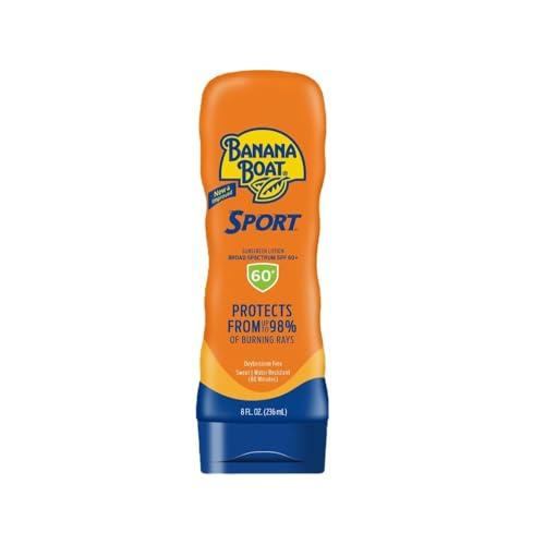Banana Boat Sport Ultra SPF 50 Sunscreen Lotion, 8oz | Banana Boat Sunscreen SPF 50 Lotion, Oxybenzone Free, Sunblock, Water Resistant, 8oz