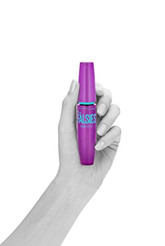 Maybelline Volum' Express The Falsies Washable Fiber Mascara, Volumizing and Separating Make Up Formula, Very Black, 1 Count