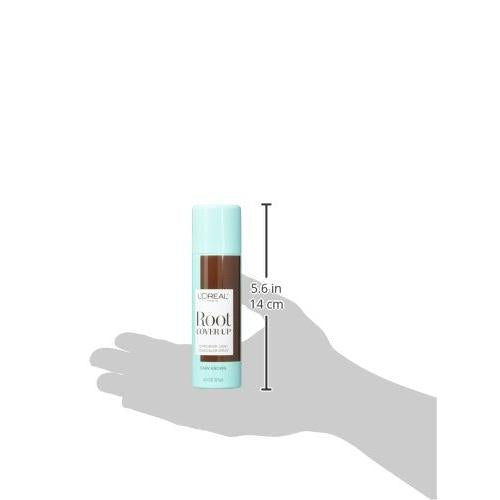L'Oreal Paris Magic Root Cover Up Temporary Gray Concealer Spray, Dark Brown 2 oz (Pack of 6)