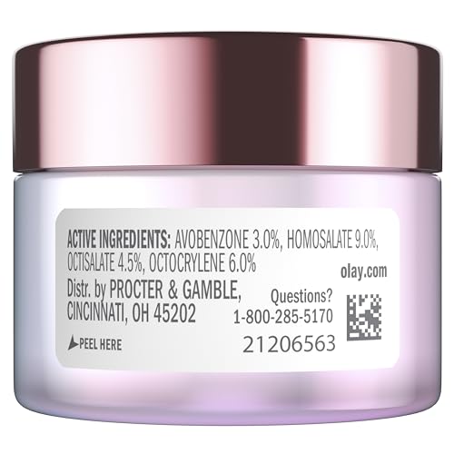 Olay Super Cream with Sunscreen SPF 30, Fragrance Free Lightweight Face Moisturizer with Sun Protection, 5-in-1 Skin Care - Hydrating, Brightening, Firming - Niacinamide, Vitamin C, Collagen, 1.7 oz