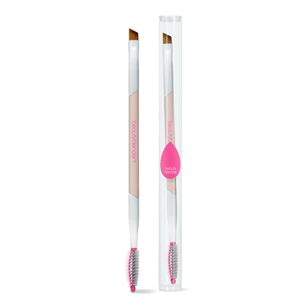 beautyblender THE PLAYER 3-Way Brow Brush, Double Sided Makeup Brush. Vegan, Cruelty Free and Made in the USA