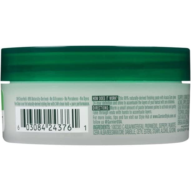 Garnier Fructis Style Pure Clean Finishing Paste, 2 Oz, 1 Count (Packaging May Vary)