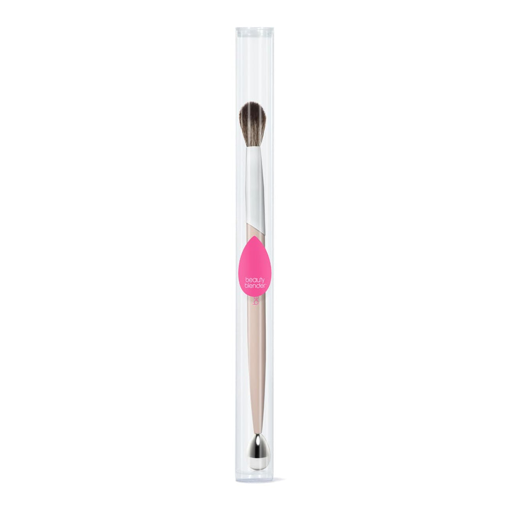 beautyblender THE PLAYER 3-Way Brow Brush, Double Sided Makeup Brush. Vegan, Cruelty Free and Made in the USA