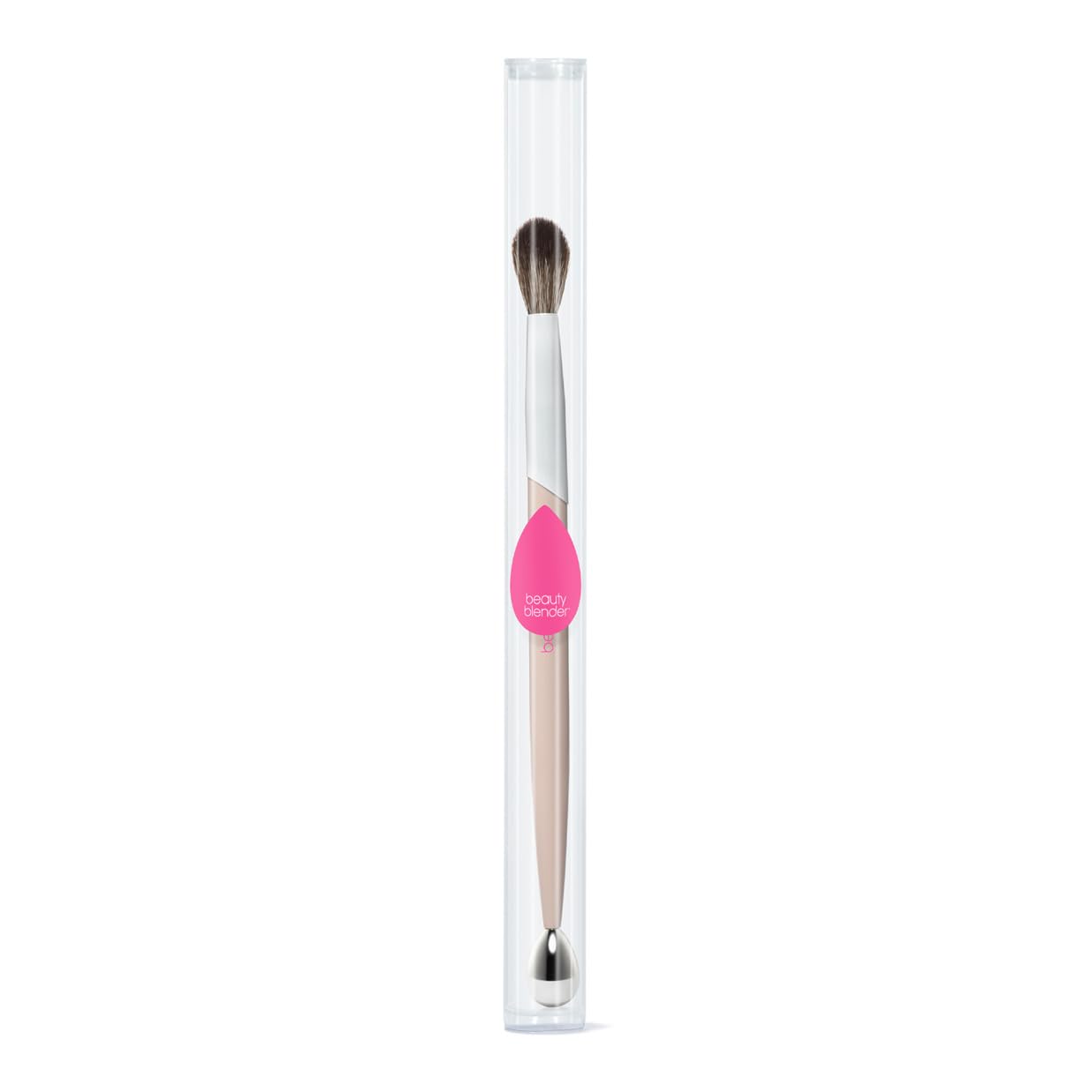 beautyblender THE PLAYER 3-Way Brow Brush, Double Sided Makeup Brush. Vegan, Cruelty Free and Made in the USA