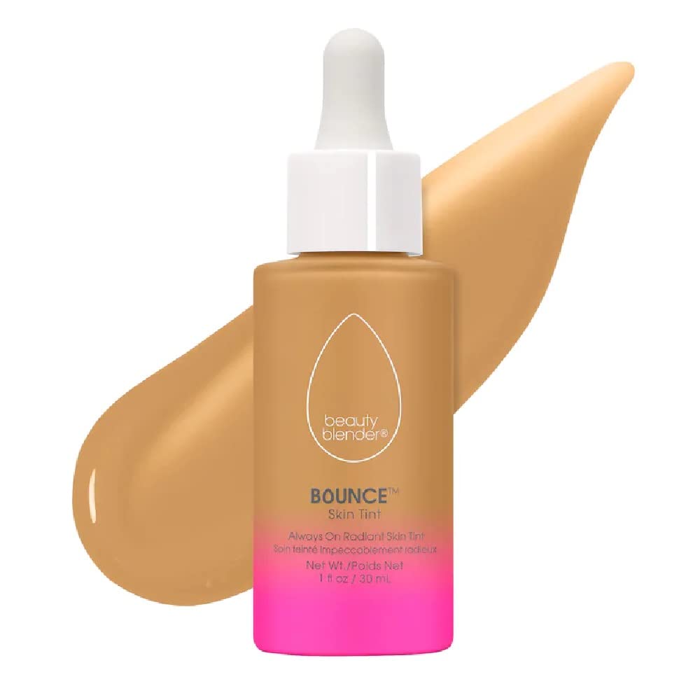 Beautyblender 12-Hour Always on Radiant Skin Tint, Breathable Serum Foundation Stays Put for All Day Long Wear, Infused with Hyaluronic Acid & Niacinamide, Medium 1