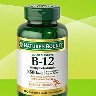 Nature's Bounty B-12 2500mcg, 300 Tabs