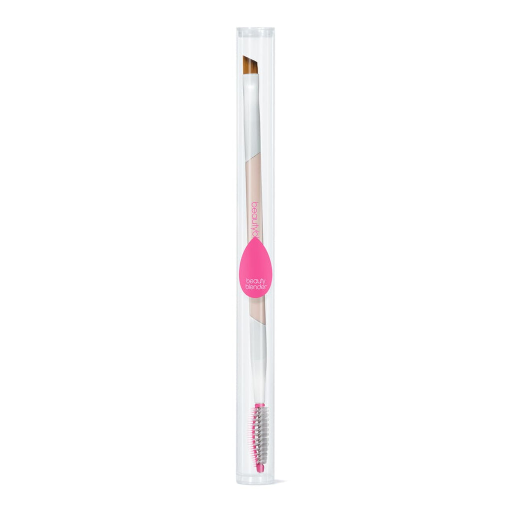 beautyblender THE PLAYER 3-Way Brow Brush, Double Sided Makeup Brush. Vegan, Cruelty Free and Made in the USA