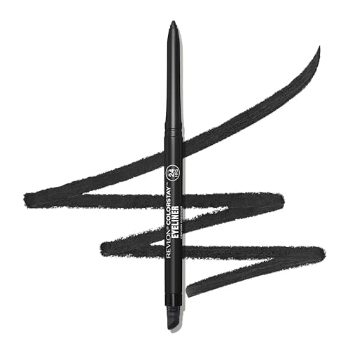 Revlon ColorStay Pencil Waterproof Eyeliner, Smudge-Proof, Eye Makeup with Built-In Sharpener, Stocking Stuffer for Women, 202 Black Brown, 0.01 oz
