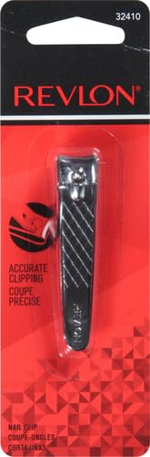 Revlon Nail Clipper With File, Manicure Care Tool With a Curved Blade for an Accurate Trimming and Grooming, Easy to Use (Pack of 1)