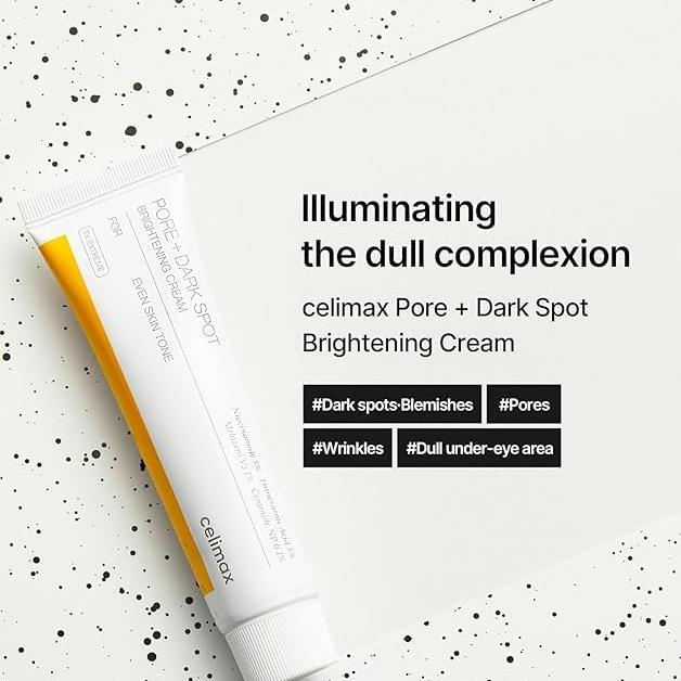 celimax Pore+Dark Spot Brightening Cream | with Niacinamide, Tranexamic Acid, TXA Cream, Pore Minimizer, Non-Irritating, Hydrating, For Sensitive Skin, Holiday Gift, 35ml