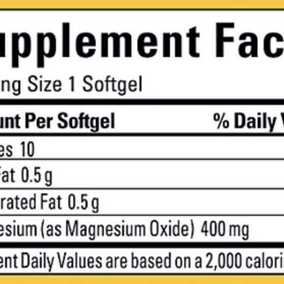 Nature Made High Potency Magnesium 400 mg - 150 Liquid Softgels,(Pack of 2)