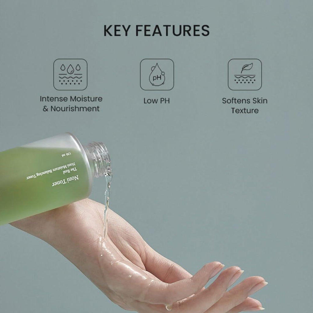 celimax Noni Moisture Balancing Toner | with Noni Extract, Facial Astringent, Hydrating, Exfoliating, for Sensitive Dry Skin, Fine Lines, Korean Skincare, 150ml