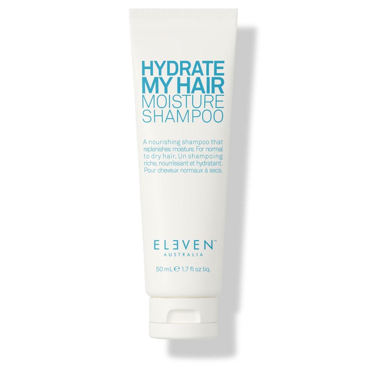 ELEVEN AUSTRALIA Hydrate My Hair Shampoo for Women & Men - Moisturizing, Color-Safe, Anti-Frizz, Nourishing Formula for Dry, Damaged Hair, Protects Against Heat & Environmental Damage
