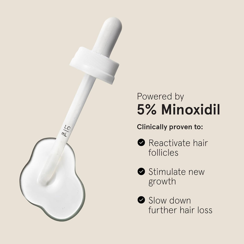 Keeps Extra Strength Minoxidil for Men - 5% Minoxidil Foam Hair Loss & Regrowth Treatment for Thinning & Bald Spots - Clinically Proven Hair Growth Products - Unscented Topical Aerosol Foam