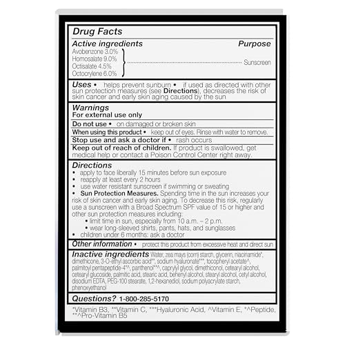 Olay Super Cream with Sunscreen SPF 30, Fragrance Free Lightweight Face Moisturizer with Sun Protection, 5-in-1 Skin Care - Hydrating, Brightening, Firming - Niacinamide, Vitamin C, Collagen, 1.7 oz