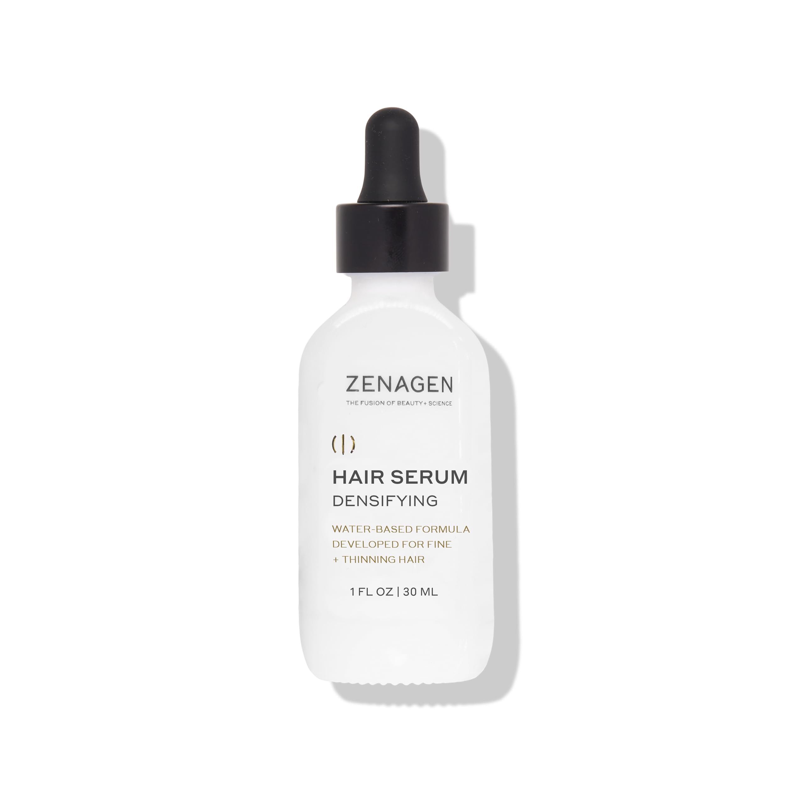 ZENAGEN Densifying Hair Serum for Fine + Thinning Hair | Boosts Hair Density, Strengthens & Nourishes Hair Follicles, Non-Greasy Water-Based Formula, Plant-Based, Vegan, All Hair Types