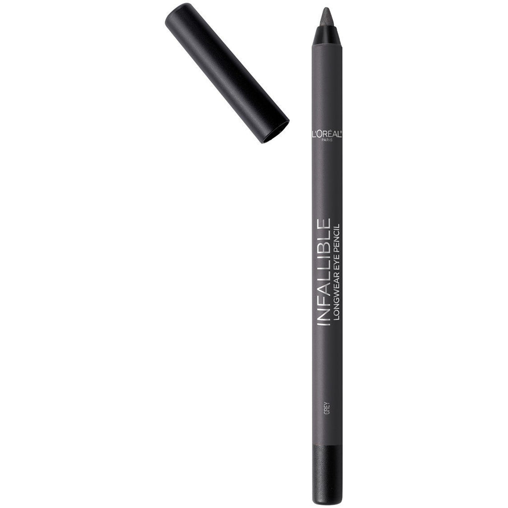L'Oreal Paris Makeup Infallible Pro-Last Pencil Eyeliner, Waterproof and Smudge-Resistant, Glides on Easily to Create any Look, Black, 0.042 oz., 1 Count