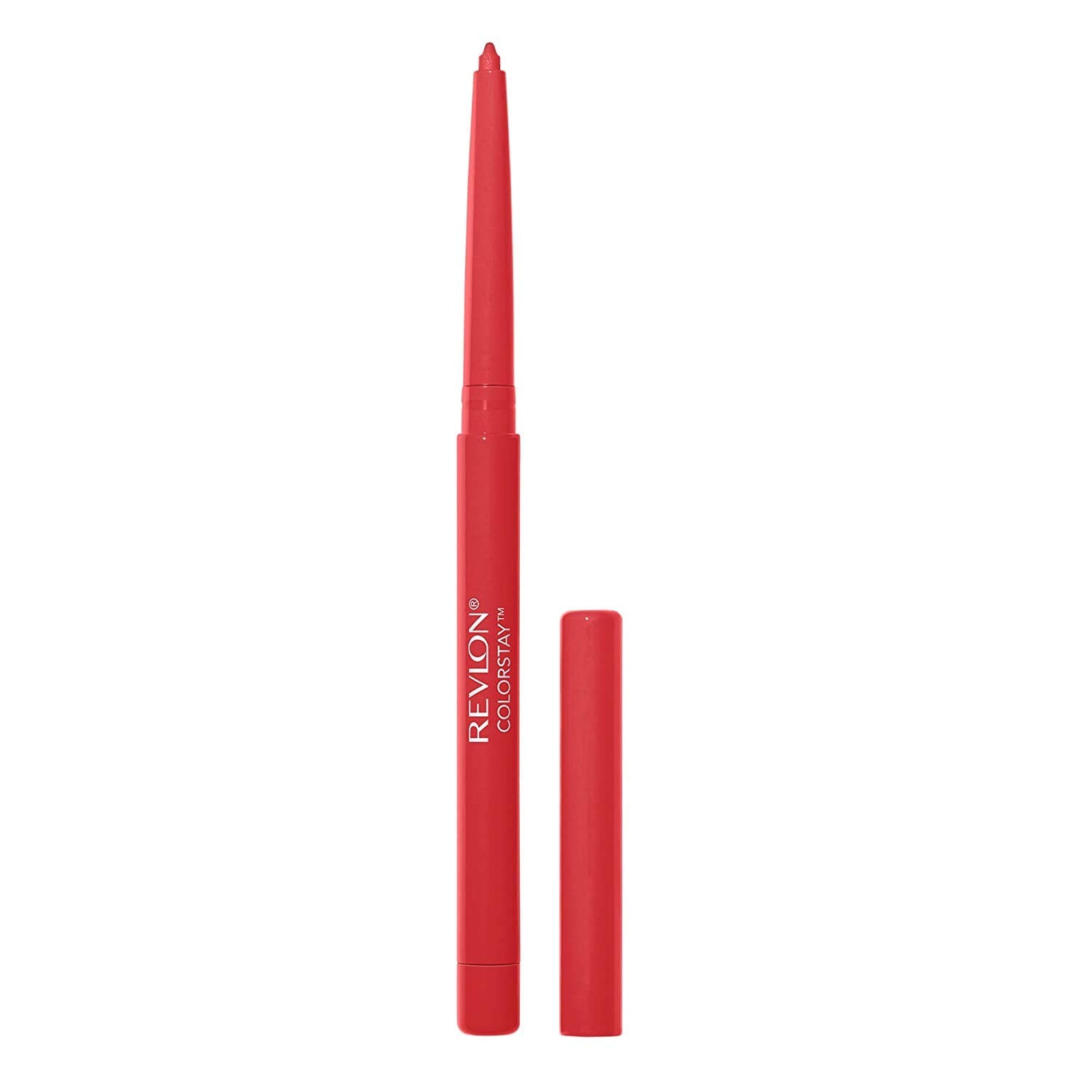 Revlon Colorstay Lip Liner Makeup with Built-in-Sharpener, Longwear Rich Colors, Smooth Application, 630 Nude, 0.01 oz