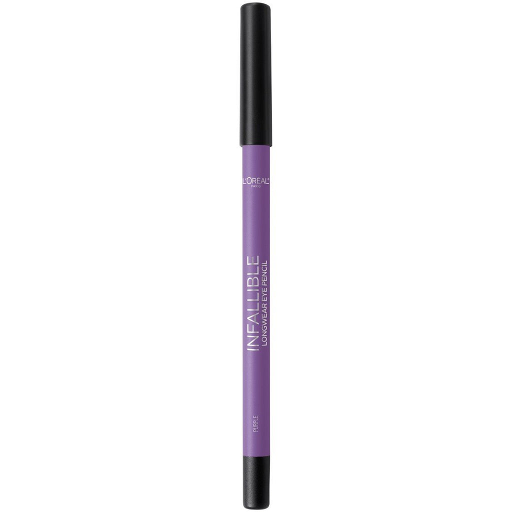 L'Oreal Paris Makeup Infallible Pro-Last Pencil Eyeliner, Waterproof and Smudge-Resistant, Glides on Easily to Create any Look, Black, 0.042 oz., 1 Count