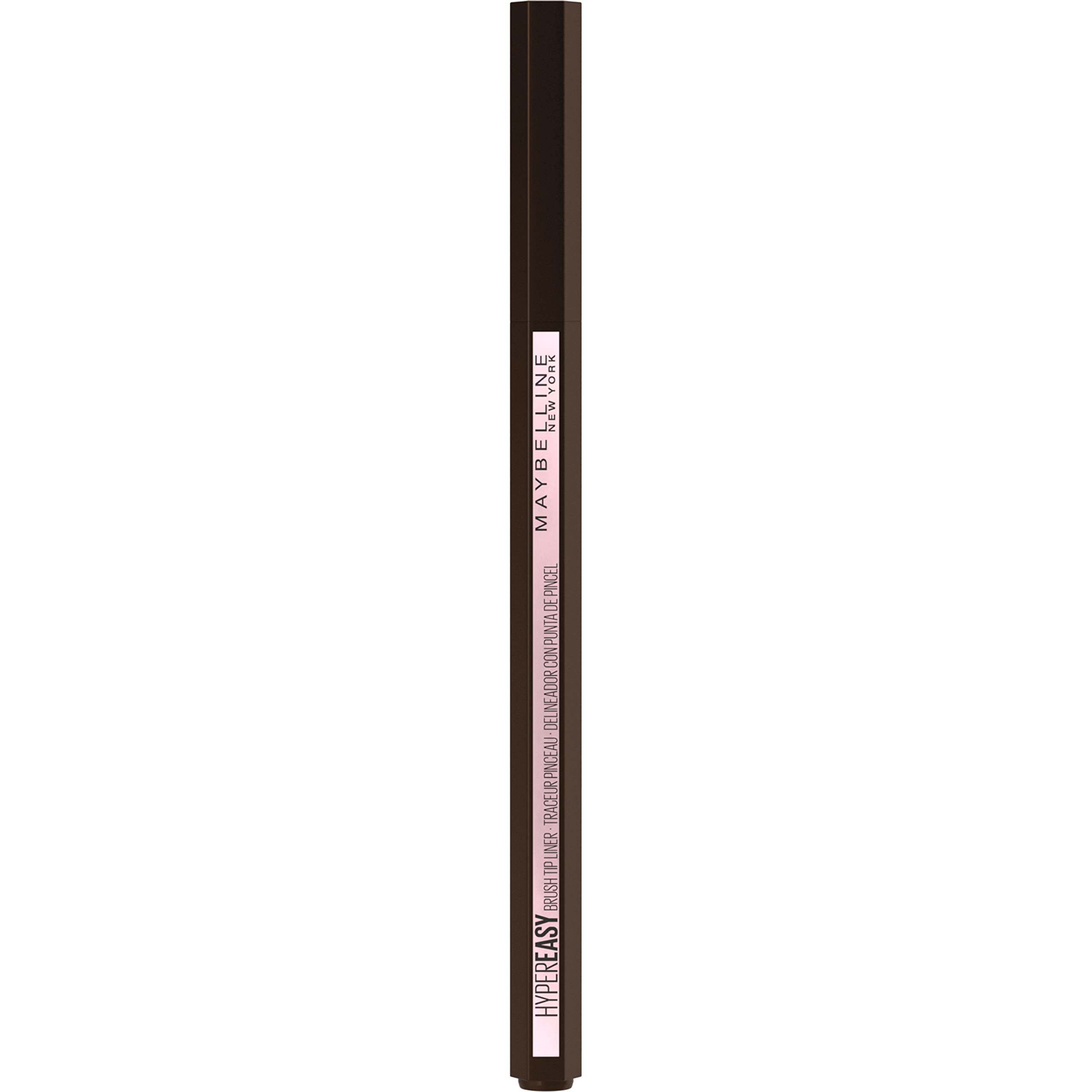 Maybelline Hyper Easy Liquid Pen No-Skip Eyeliner, Satin Finish, Waterproof Formula, Pitch Black, 0.018 Fl Oz