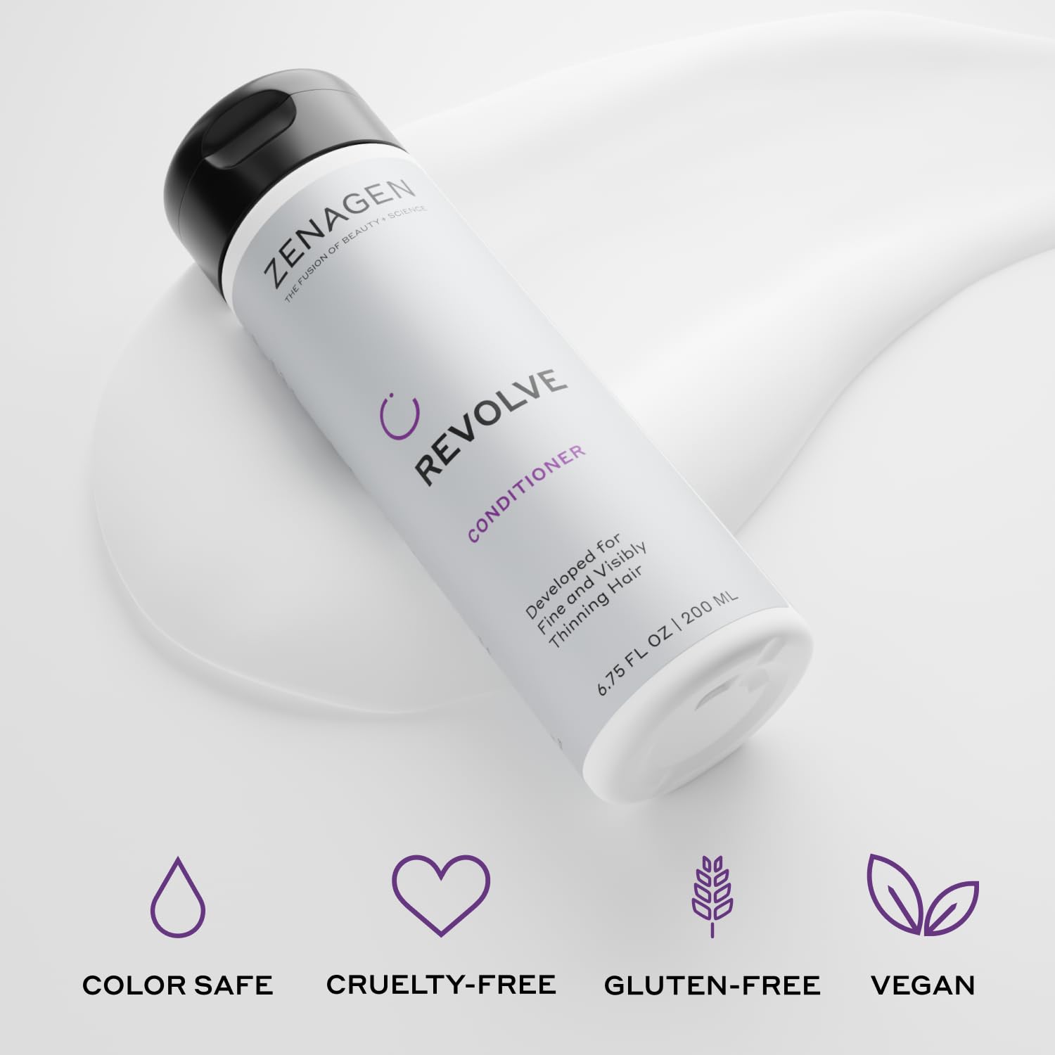 ZENAGEN Revolve Women's Trio Kit | Shampoo + Conditioner + Densifying for Fine & Visibly Thinning Hair, Supports Hair Strength & Growth, 1 ea
