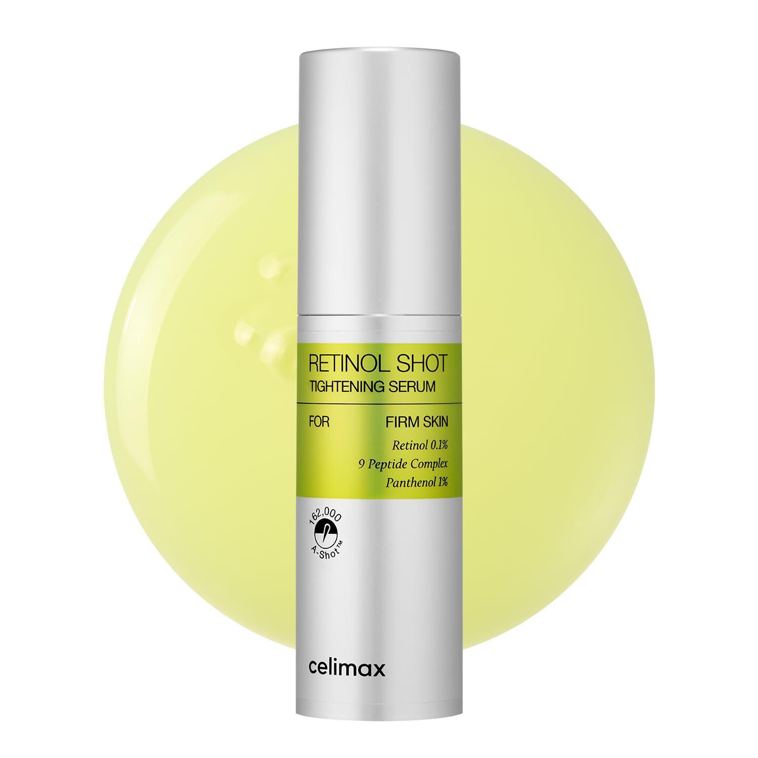 celimax The Vita A Retinol Shot Tightening Serum | with Pure Vitamin A Retinol, Peptide, Pore Minimizer, Wrinkles & Fine Lines, Firmer Skin, Anti-Aging, Skin Smoothing 30ml