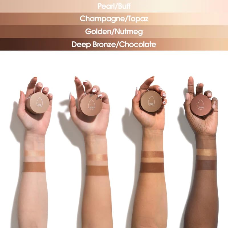 Beautyblender® Bounce™ Magic Fit Creamy Bronzer & Highlighter Duo - Pearl/Buff