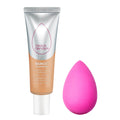 Beautyblender Bounce Liquid Whip Long Wear Foundation (3.65 N Tan Neutral) & Original Pink Beauty Blender Makeup Sponge Bundle
