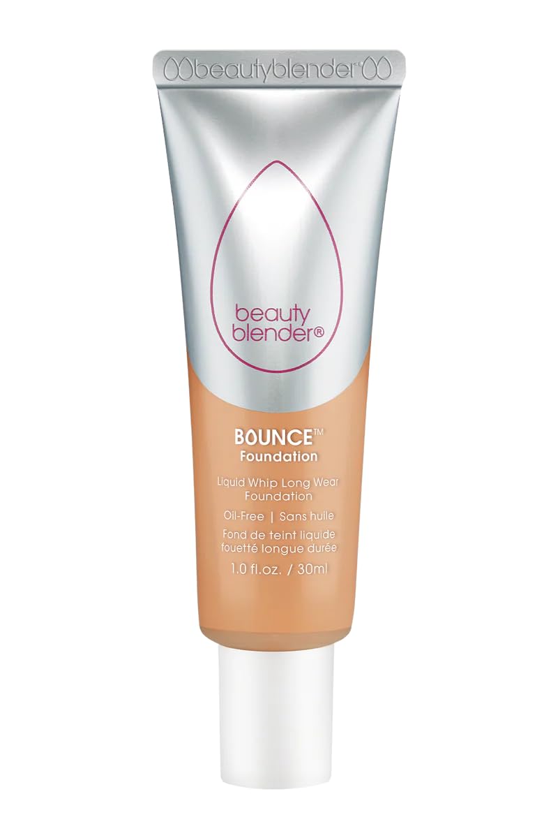 Beautyblender Bounce Liquid Whip Long Wear Foundation, Full Coverage Natural Matte Makeup Foundation, Oil Free 24 Hour Wear, 1.50 C Light Beige