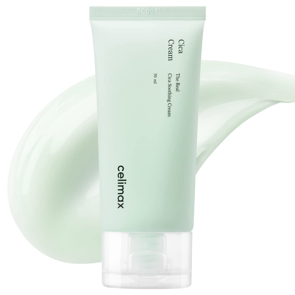 celimax The Real Cica Soothing Cream 50ml + The Real Cica Niacinamide AC Calming Serum 40ml Bundle