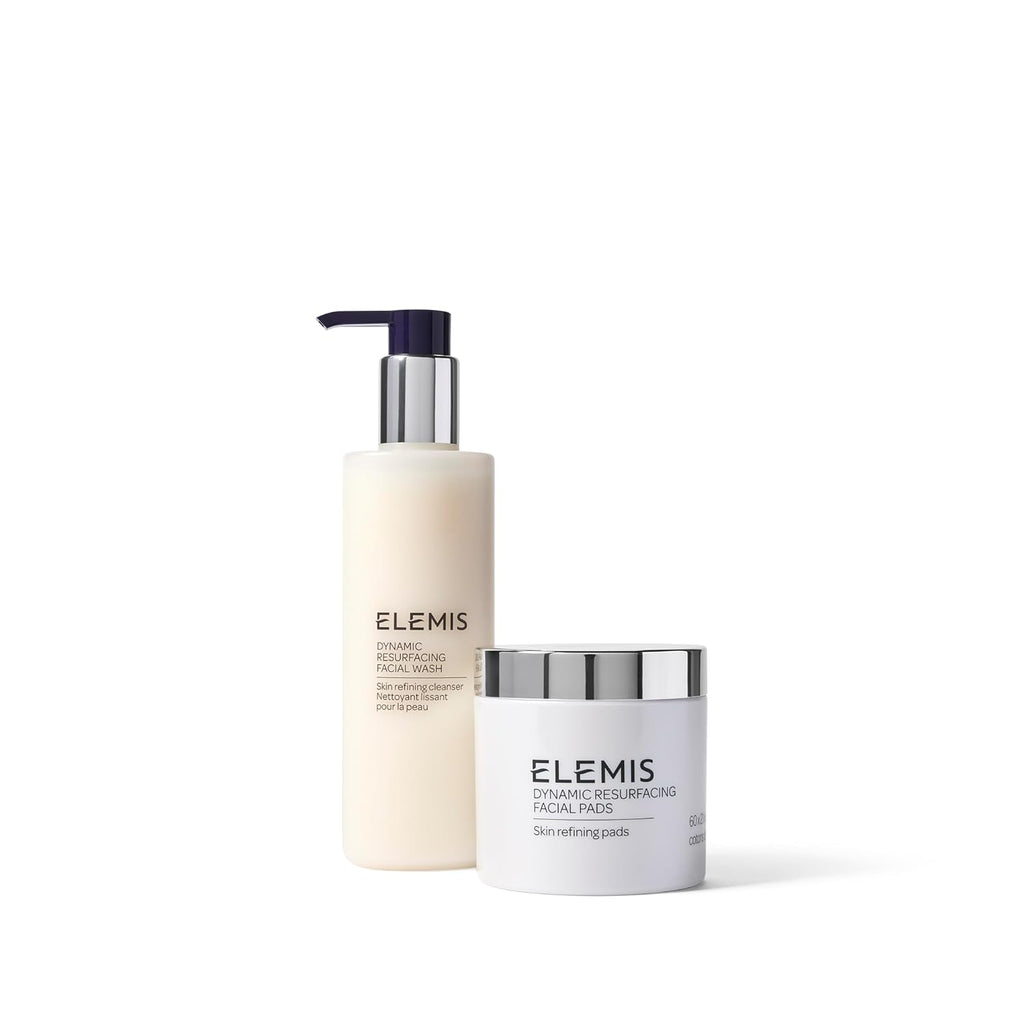 ELEMIS Glow Bright Resurfacing Duo | Dynamic Resurfacing Facial Wash & Pads | Skincare Set for Smooth, Refined, Healthy-Looking Skin