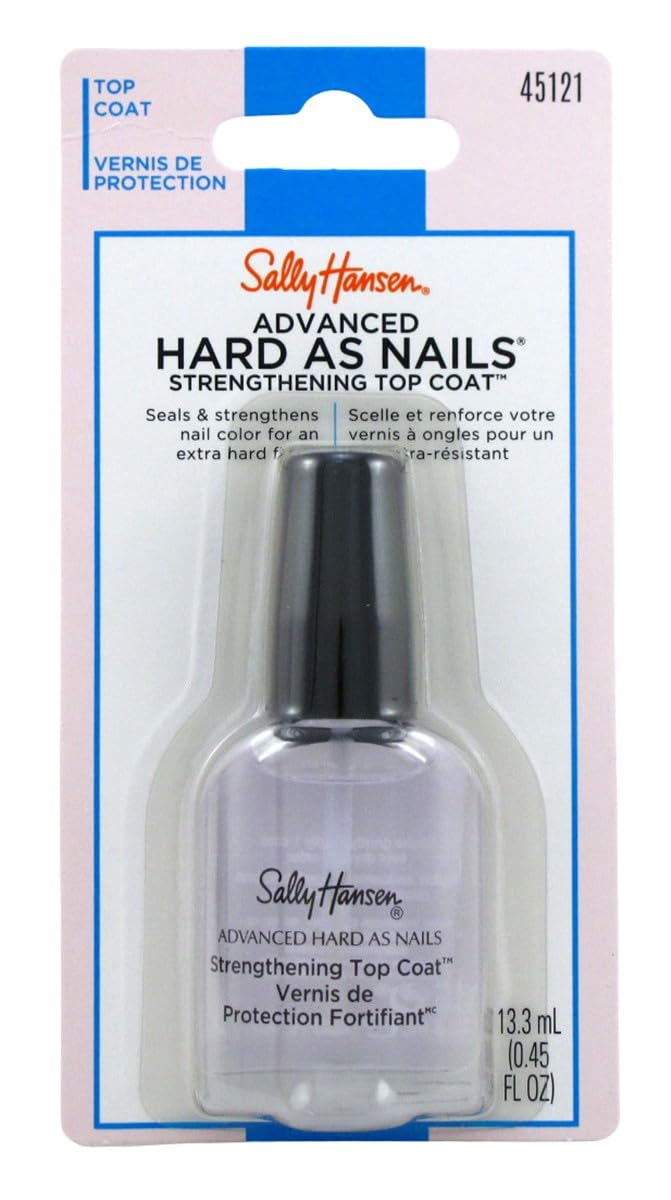 Sally Hansen Insta-Dri®, Clear Top Coat, Quick Dry, Long Lasting, Streak-Free Shine, Clear Nail Polish