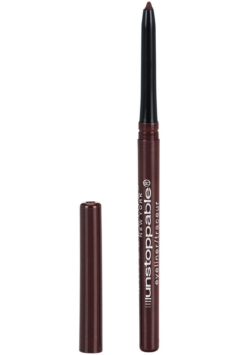 Maybelline Unstoppable Waterproof Mechanical Black Eyeliner Pencil, Easy to Apply, Smooth Glide, Up to 24 Hour Wear, Onyx