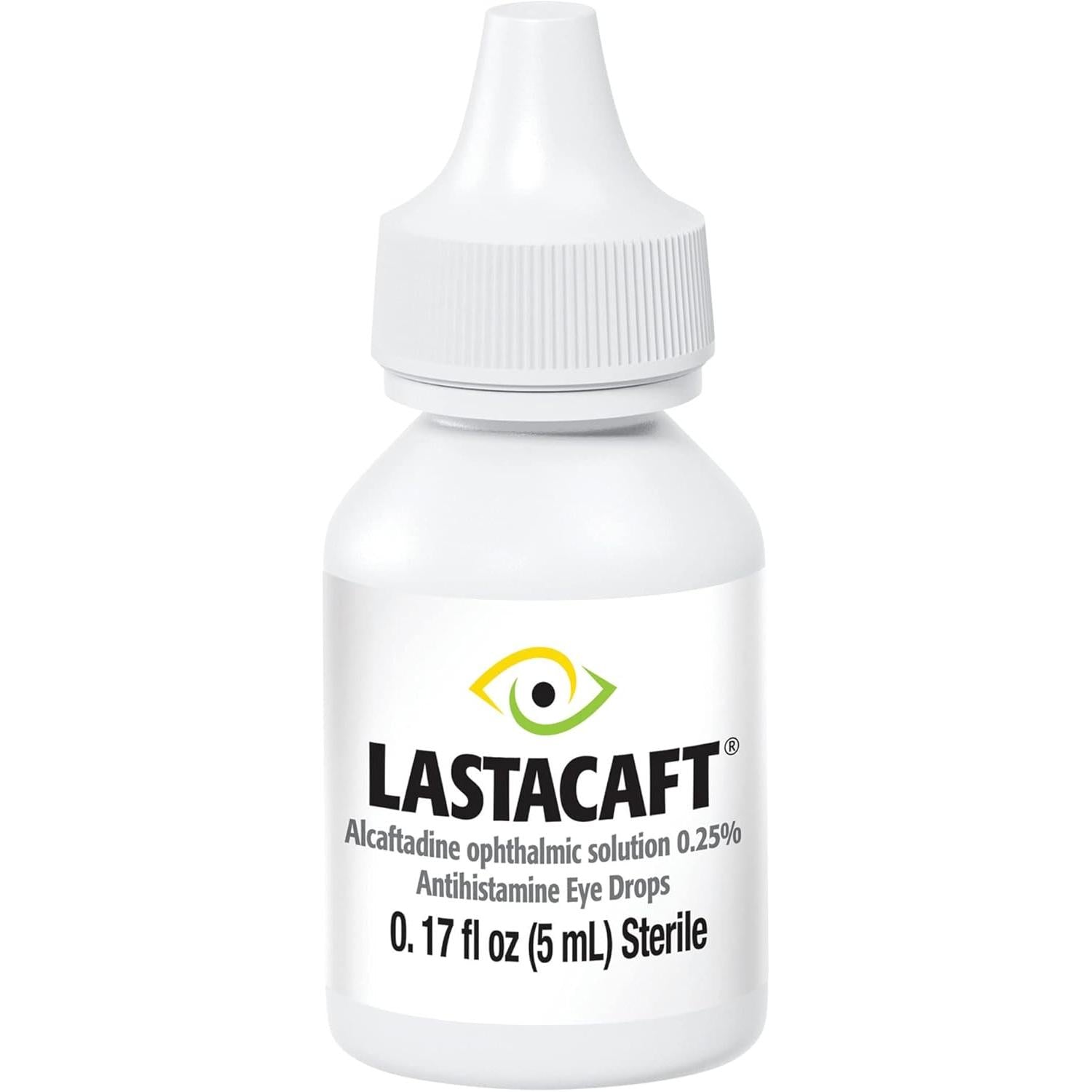 Lastacaft Once Daily Eye Allergy Itch Relief Drops, 0.17 fl oz (5 mL), 1 Count