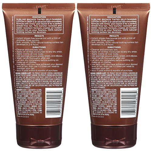 L'Oreal Paris Sublime Bronze Tinted Self Tanning Lotion, Medium Natural Tan 5 fl. Oz