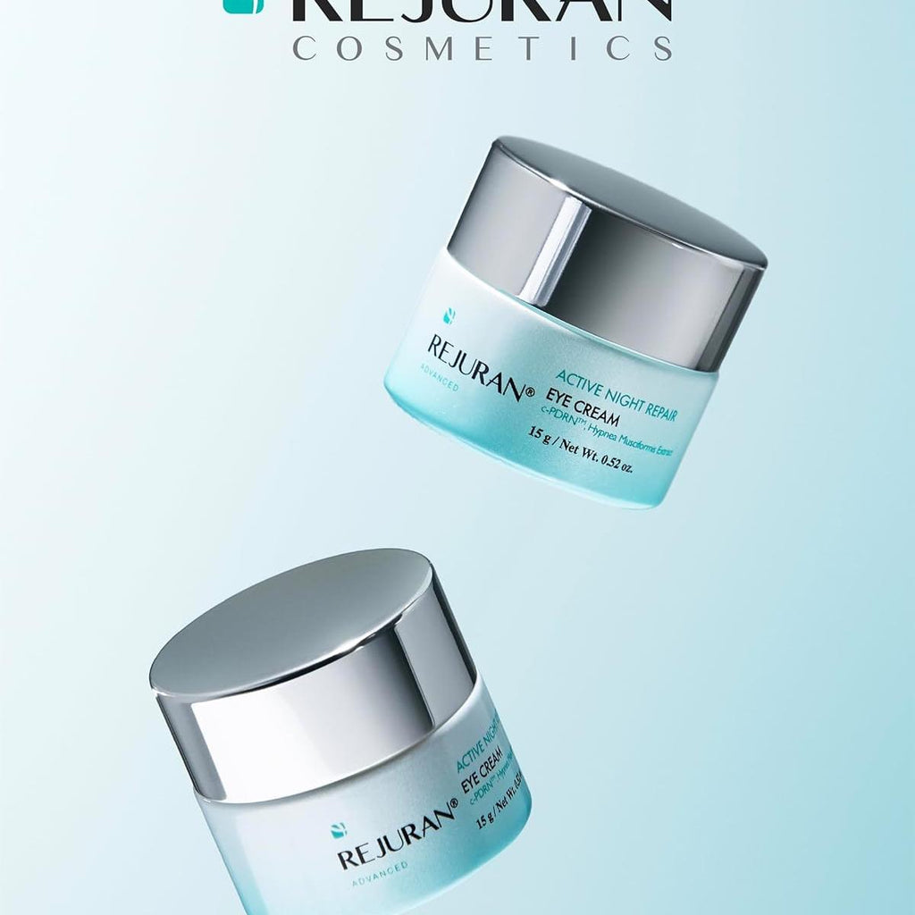 REJURAN® Advanced Active Night Repair Eye Cream, c-PDRN® - Anti-Aging, Firming, Moisturizing Eye Cream, Clinically Developed (0.52 oz)
