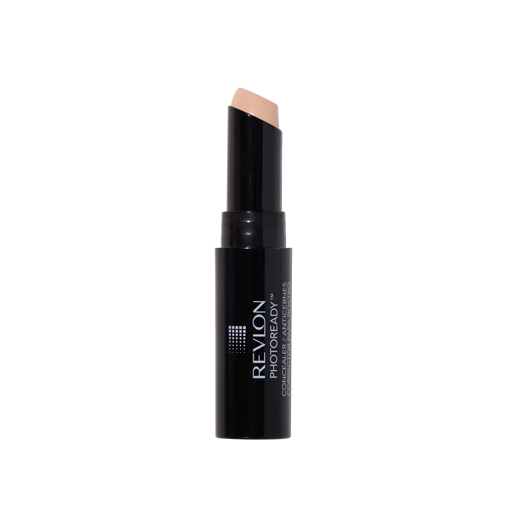 Revlon Concealer Stick, PhotoReady Face Makeup for All Skin Types, Longwear Medium- Full Coverage with Creamy Finish, Lightweight Formula, 003 Light Medium, 0.11 Oz