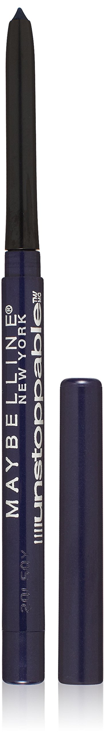 Maybelline Unstoppable Waterproof Mechanical Black Eyeliner Pencil, Easy to Apply, Smooth Glide, Up to 24 Hour Wear, Onyx