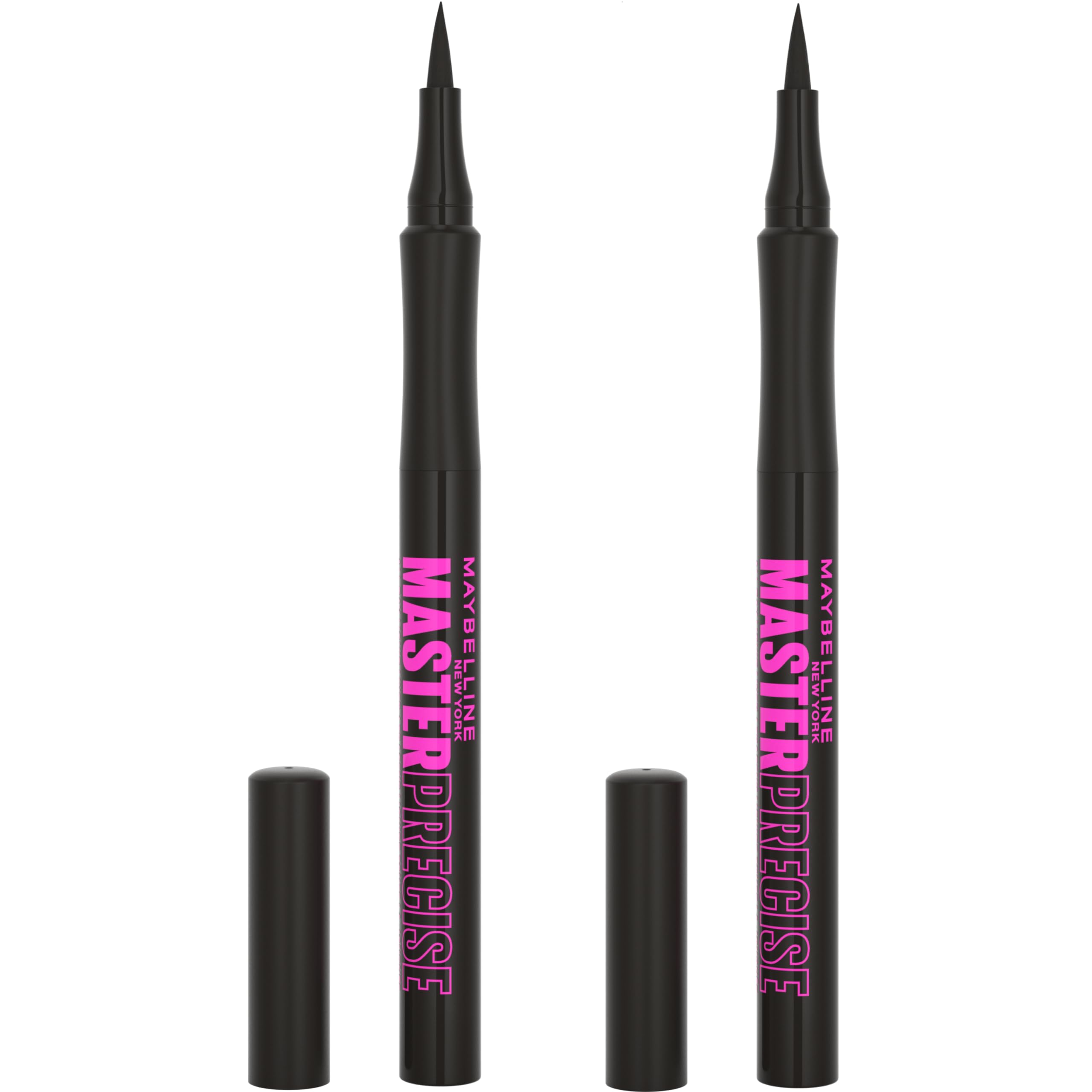 Maybelline Eyestudio Master Precise All Day Waterproof Liquid Eyeliner Makeup, Black, 1 Count (Packaging May Vary)