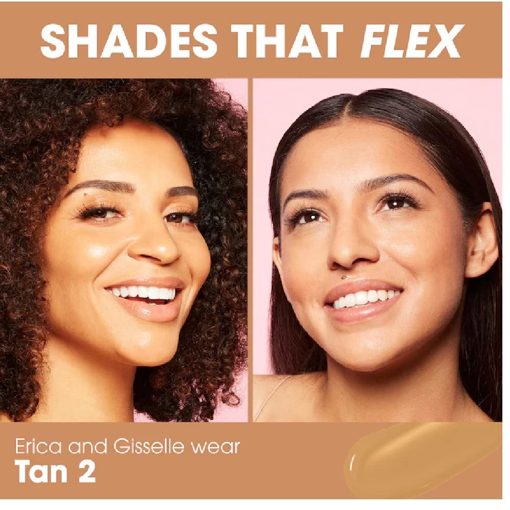 Beautyblender 12-Hour Always on Radiant Skin Tint, Breathable Serum Foundation Stays Put for All Day Long Wear, Infused with Hyaluronic Acid & Niacinamide, Medium 1