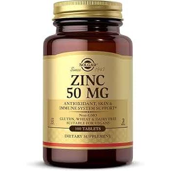 Solgar Zinc - 100 Count (Unflavored)