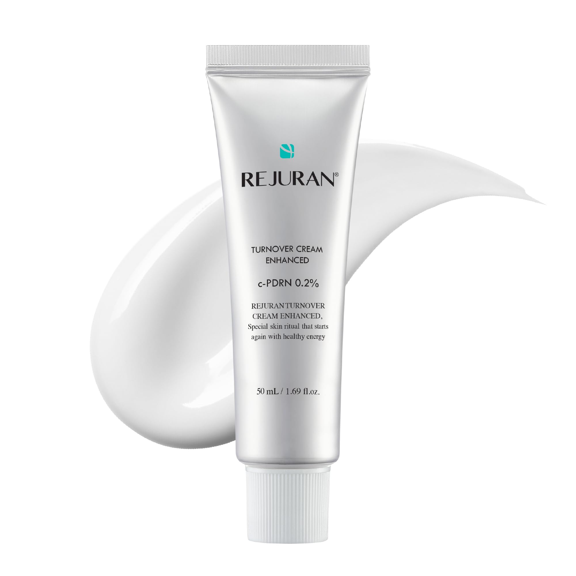 REJURAN® Active Cream Enhanced, DOT™ c-PDRN® – Deep Rejuvenation Salmon DNA PDRN Face Moisturizer for Collagen Boosting, Skin Elasticity, Firming, and Lifting. Korean Skincare. (1.69 fl oz)