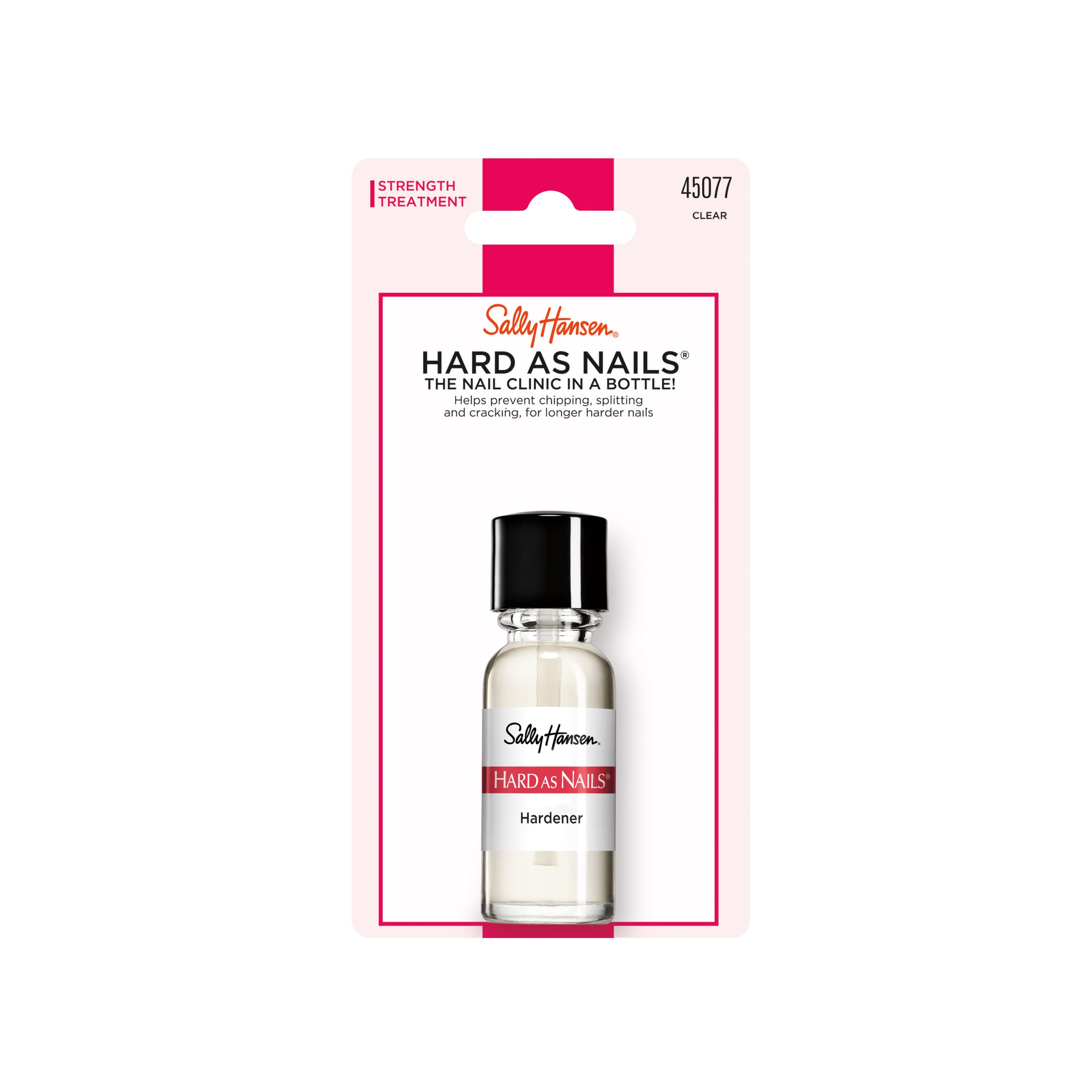 Sally Hansen Hard As Nails®, Natural Tint, Nail Strengthener, Nail Protectant