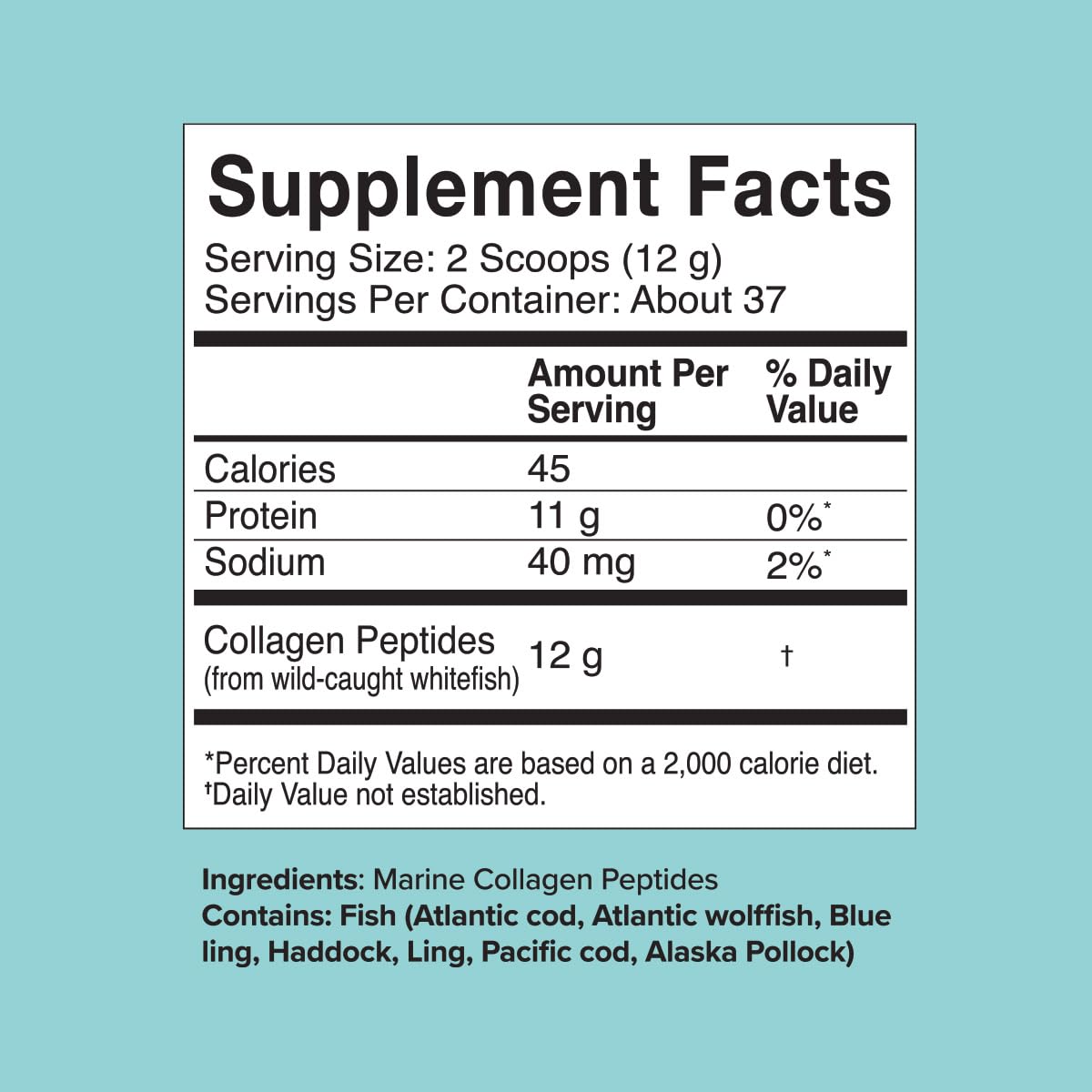 Great Lakes Wellness Sustainable Marine Collagen Peptides Powder for Skin, Hair, Nails, Joints & Digestion - Unflavored - Quick Dissolve Hydrolyzed, Wild Caught, MSC Certified, Non-GMO, Kosher - 8 oz